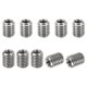 thumbnail image 1 of Uxcell Adaptadores de Rosca Manguito Reductor de Tuerca M8*1.25 Macho a M5*0.8 Hembra Inserto de Reparación Reductor de Tornillo 10mm 10 Piezas, 1 of 7
