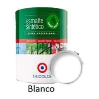Tricolor - Esmalte Sintetico Base Agua Profesional 1/4 Gl (945Ml) Blanco