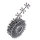 thumbnail image 3 of Ajuste De Cinta De Copo De Nieve De Poliéster De 10 Metros Para Envoltura De Regalos Gris, 3 of 5