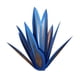 thumbnail image 2 of DIY Metal Art Tequila Escultura Rústica 9 Hojas Escultura De Jardín Decoración Para El Hogar Azul Oscuro 35cm, 2 of 5