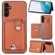 thumbnail image 3 of Funda Billetera Tejida para Samsung Galaxy A54 5G con Soporte y Tarjetero Marrón, 3 of 4
