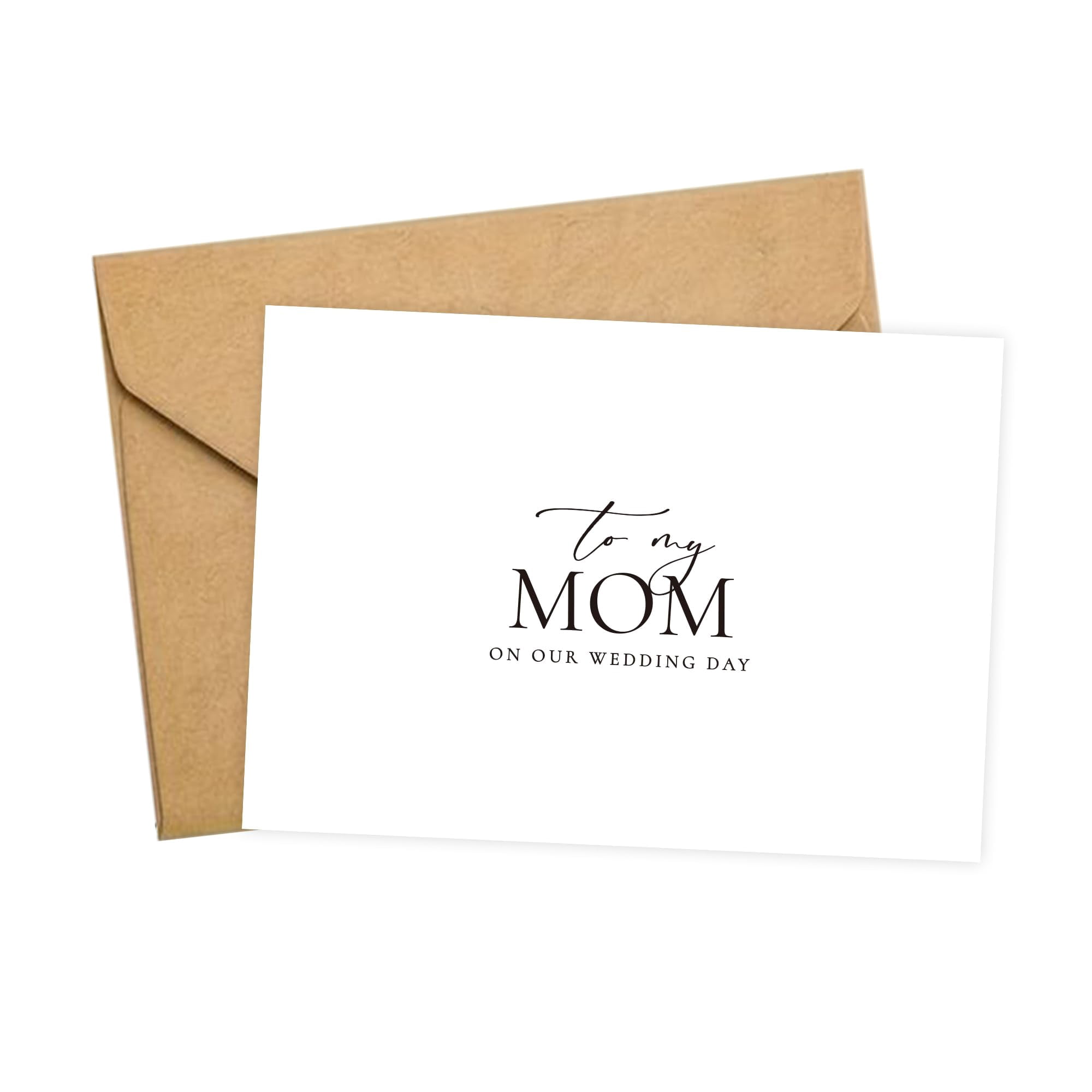 Groombridegifts - Tarjeta Para El Día De La Boda, Regalos De Novia Para Mi Madre En Nuestra Boda