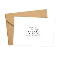 Groombridegifts - Tarjeta Para El Día De La Boda, Regalos De Novia Para Mi Madre En Nuestra Boda