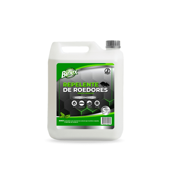 Repelente Roedores 5 Lt Proteccion,No Toxico Lauchas, Ratones - Binex