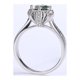 thumbnail image 3 of Anillos de Moissanita de Oro Blanco de 18K de 1 Uds para Mujer Regalo Color D VVS1 Anillos de Diamante Anillos de Plata Esterlina S925 Joyería Anillos de Compromiso de Moissanita con Certificado, 3 of 8