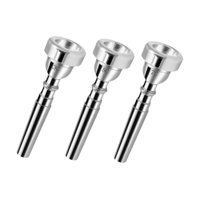 Magideal - Partes De Reemplazo De La Boquilla De Trompeta Partes De La Música Partes De Música Portátiles Resistentes 3C/5C/7C Instrumento De Viento Para Princip Plata