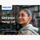 thumbnail image 3 of Audífono True Wireless Bluetooth Philips TAT1209BK Negro Luz Blanco, 3 of 9