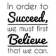 thumbnail image 1 of Decomural Succeed And Believe Inspirational WS-43010, 1 of 2