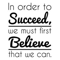 Rienda Libre Graphics - Decomural Succeed And Believe Inspirational Ws-43010