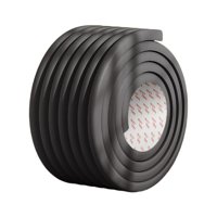 Ioensy - Almohadillas Para Escalera De Litera, Tiras De Protección Para Esquinas, Bricolaje, Para Bordes De Escalera, Mesas Y Muebles, Color Negro