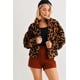 thumbnail image 1 of Chaqueta CC Clothing Leopard Teddy Camel Leopard, 1 of 5