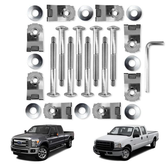 Kit de tornillos, tuercas y herrajes para montaje de caja de camioneta Ford F250