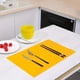 thumbnail image 3 of 5pcs Washable Refrigerator Mat, Refrigerator Liner, Cabinet Drawer Mat, Dining Room Table Potholder, Waterproof And Oil Resistant Kitchen Cabinet Mat, Restaurant Table Cloth, Refrigerator Pad, 3 of 3