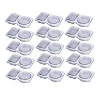 Bothyi - Contenedor De Condimentos De Doble Compartimento, 15 Uds., Dividido Para Aperitivos De Salsa De Trabajo