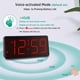 thumbnail image 4 of Reloj digital Peakeep que funciona con pilas y alarma para dormitorios, 4 of 7