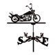 thumbnail image 5 of Adorno De Jardín De Veleta De Motocicleta De Metal Inoxidable Negro, 5 of 5