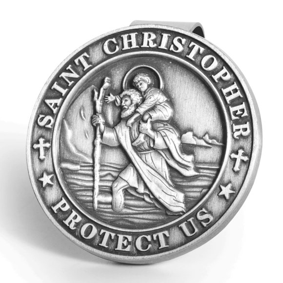 Clip para Visera Medalla de San Cristóbal Qflrgon (1 unidad)