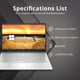 thumbnail image 2 of Laptop HP 15.6" FHD, AMD Ryzen 5-5500U, 8 GB de RAM, SSD de 256 GB, 2 of 9