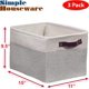 thumbnail image 2 of Set de 3 contenedores de almacenamiento Simple Houseware 38 x 28 cm gris, 2 of 9