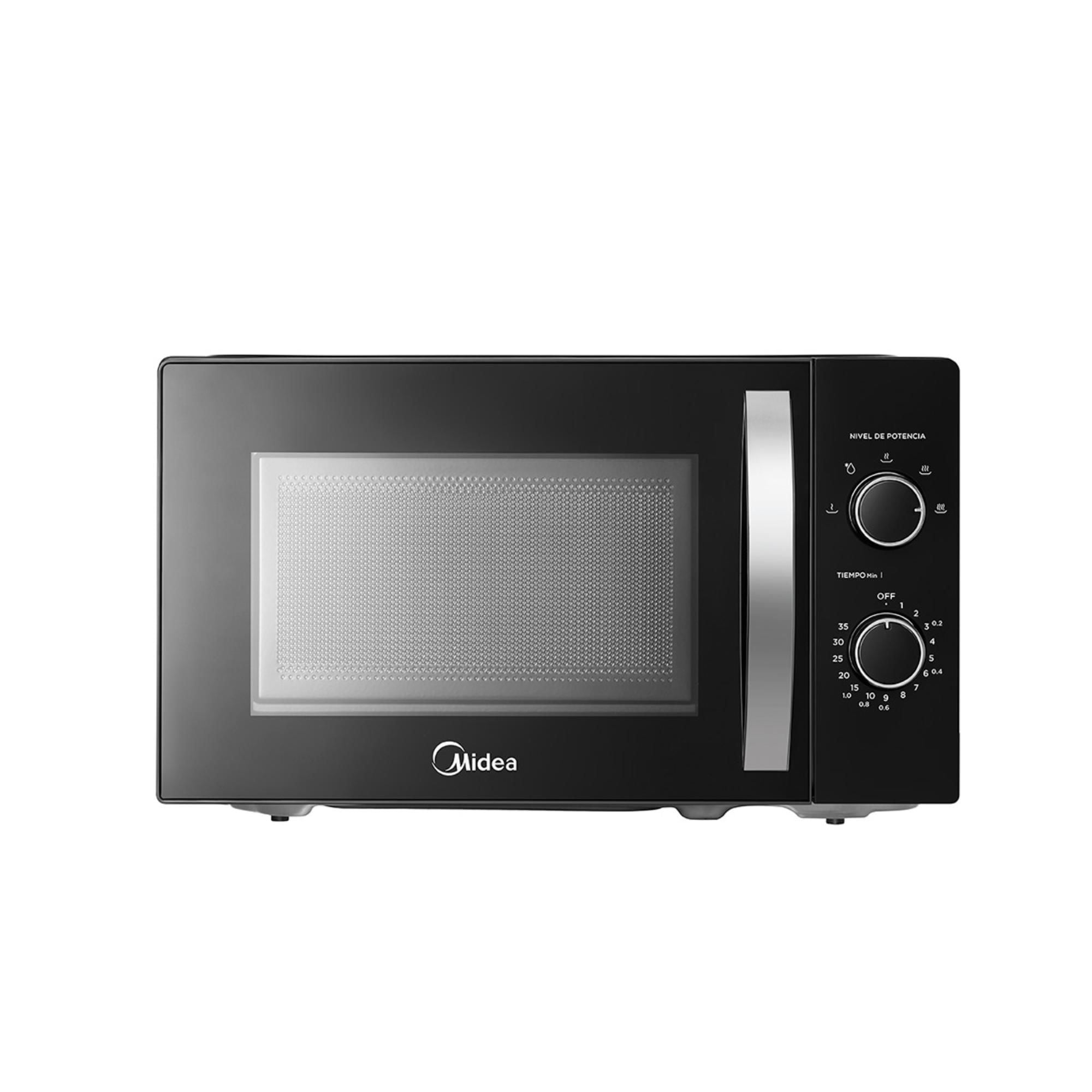 Microondas Mecánico 20 Litros Negro Mmp-20Ncj9Bk Midea