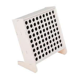 Magideal - Organizador De Rotuladores, Estante De Almacenamiento Con Múltiples Agujeros, Fácil De Montar, Soporte De Exhibición De Lápices De Colores, Soporte De 81 Hoyos