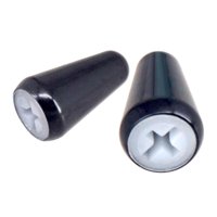 Magideal - Tapas De Perilla De Interruptor De Palanca, Accesorios De Guitarra Eléctrica, Perillas Portátiles, Tapas De Selector De Pastilla, Puntas Para Piezas, Negro
