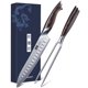 thumbnail image 1 of Set de Cuchillos de Cocina HOSHANHO Cuchillo para Cortar 8" y Tenedor 7" Afilados, 1 of 7
