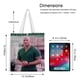 thumbnail image 5 of Dwayne Johnson Bolso de tela con estampado de lienzo para mujer, bolsa de compras reutilizable y estética, con cremallera interior, regalo para mujer,38*45cm., 5 of 6