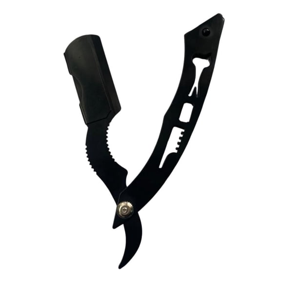 Navajin Negro Razors Inoxidable para Barbero Peluqueria