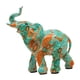 thumbnail image 1 of Figura De Elefante, Colección De Resina, Escultura Animal Para Estante, Escritorio, Estantería, Color Verde, 1 of 3