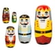 thumbnail image 2 of 5 Uds Cascanueces Hermosas Figuras De Dibujos Animados Mu?ecas Matryoshka De Madera Decoración, 2 of 5