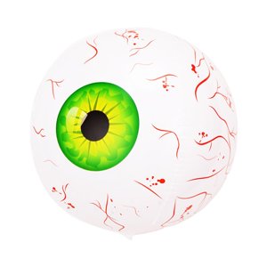 Magideal - Decoraciones De Globos Oculares Inflables De Halloween, Globos Oculares Inyectados En Sangre Horror Spooky Props, Globos Oculares Aterradores 21.65 '' Verde