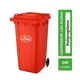 thumbnail image 1 of Basurero Contenedor 240 Litros Rojo Con Rueda, 1 of 3