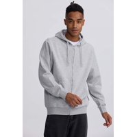 Fashionspark - Polerón Hombre Full Zipper Gris Melange