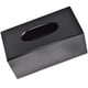 thumbnail image 3 of caja de almacenamiento de papel de seda de madera caja de la servilleta del coche cubierta negro rectángulo, 3 of 3