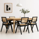thumbnail image 2 of Pack de 4 sillas Chandigarh de madera - Negras, 2 of 7