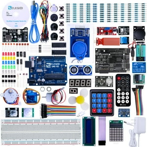 Kit De Inicio Elegoo Mejorado Uno R3 Con Tutoriales Para Arduino