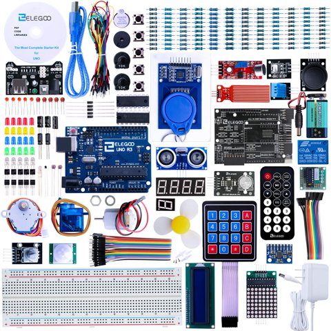 Kit De Inicio Elegoo Mejorado Uno R3 Con Tutoriales Para Arduino