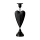 thumbnail image 1 of Candelabro Cónico De Hierro Negro, Adorno De Mesa Para Dormitorio, Ligero, Resistente, 5,5x23cm, 1 of 3
