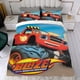 thumbnail image 4 of Blaze y las Máquinas Monstruo Conjunto de sábanas temático, trío de piezas, cómodo y amigable con la piel, diseño único, regalo de decoración para el hogar para familiares, amigos y fans,140cm *210cm, 4 of 6