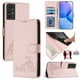 thumbnail image 5 of Funda tipo cartera FOXDOCK para TCL 40R con soporte, ranuras, RFID, diseño de gato, 5 of 5