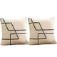 thumbnail image 4 of Set De 2 Fundas De Cojin Chenille Geometrico 2, 4 of 4