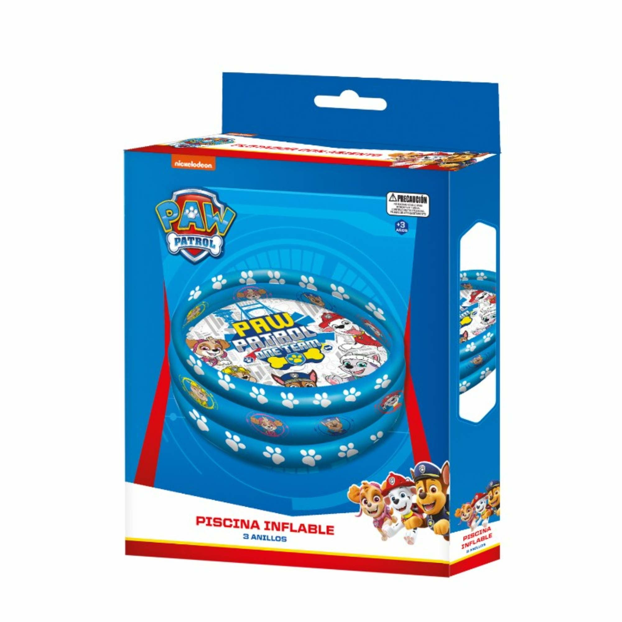 Paw Patrol - Piscina Inflable - 3 Anillos - 93 Cm - Pronobel