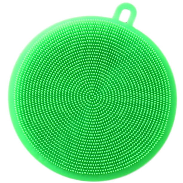 1pc Silicone Cleaning Brush Dishwashing Sponge Multi-functional Fruit Vegetable Cutlery Kitchenware Brushes Kitchen Tools