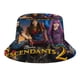 thumbnail image 1 of Descendientes Sombrero bucket para adultos, gorra de protección solar, sombrero de pescador plegable para viajes al aire libre, pesca y actividades de verano, 1 of 6