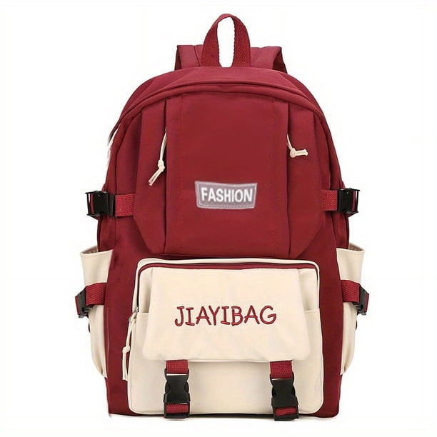 Stylish & Waterproof Nylon Backpack - Perfect for School, Travel & Commuting - Large Capacity & Lightweight