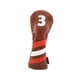 thumbnail image 4 of Cubierta de madera para la cabeza cubierta para palos de Golf protección impermeable resistente a los arañazos Protector para la cabeza de Golf para b blanco 3, 4 of 5