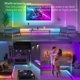thumbnail image 2 of Lámpara de piso de esquina VTYXCTIGJ con sincronización de música RGB para sala, 2 of 8