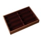 thumbnail image 4 of Vitrina Para Gafas Con 8 Ranuras Para Guardar Joyas, Sin Tapa, Color Nogal, 4 of 5