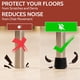thumbnail image 3 of Protectores De Piso De Goma Para Patas De Silla 1 Pulgada Paquete De 16, 3 of 7